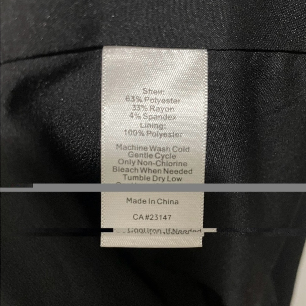Talbots Black Career Sheath Dress Women 18 Classic Workwear Below Knee - Picture 5 of 8